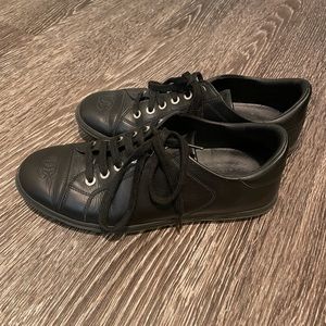 Authentic Leather CHANEL Uniform Sneakers
